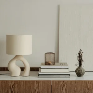 Oak Table Lamp
